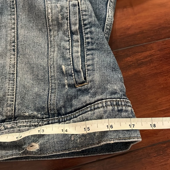 💙Beautiful Free People Denim knit Hoodie Jacket💙 - Picture 10 of 13